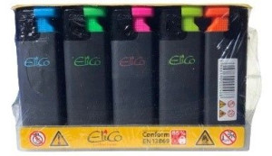 Zapalniczka Żarowa Z Kolorowym Przyciskiem EliCo Piezoelektryczna