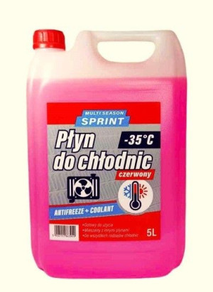 Płyn Do Chłodnic Multi Season Czerwony -35C 5l