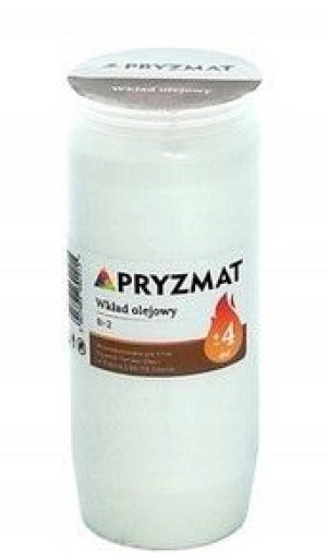 Wkład Olejowy Do Zniczy Pryzmat Do 96h 14cm