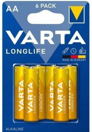 Baterie Alkaliczne Varta Longlife Lr6/aa 6 szt Alkaline