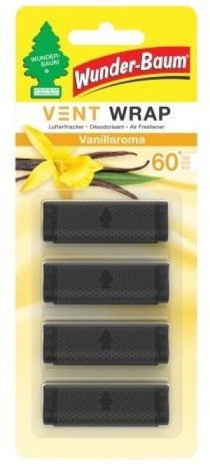 WUNDER-BAUM - Vent Wrap Vanilla 4szt Zapach Wanilla