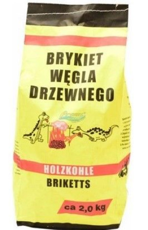 Holzkohle Brykiet Węgla Drzewnego Do Grilla 2kg