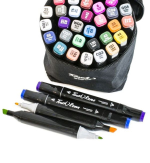Markery Alkoholowe Dwustronne 36 + Etui