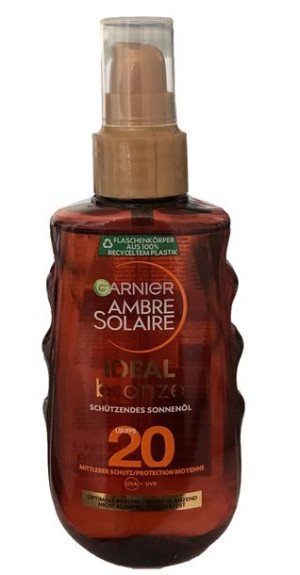 Garnier Ambre Ideal Bronze olejek brązujący filtr 20