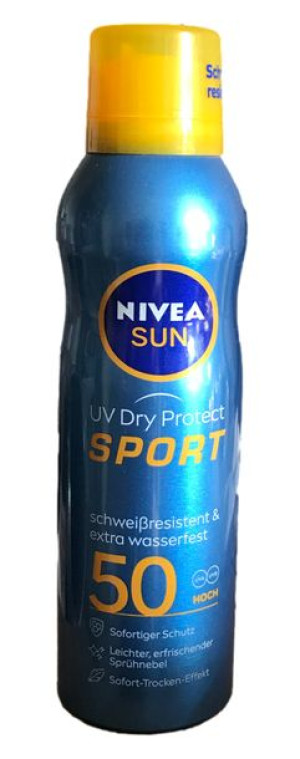 NIVEA SUN UV Dry Protect Sport spray filtr 50