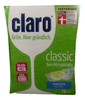 Claro tabletki do zmywarki 75 szt.