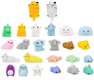 25 X Squishy Mochi Fidget Gniotki Pop It Gniotek