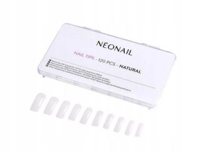 Neonail Tipsy Naturalne 120szt Z Długą Kieszonką