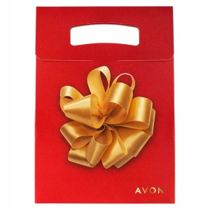 Avon Torba Prezentowa Czerwono-złota