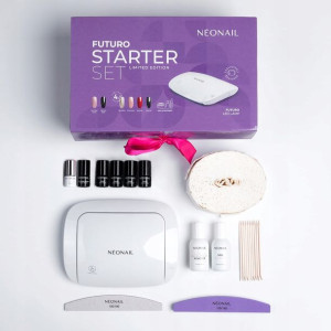 Neonail Zestaw Futuro Starter Set Lampa + Lakiery
