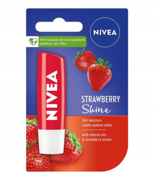 Nivea Pomadka Strawberry Shine 5,5 Ml