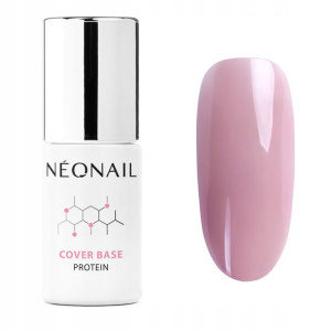 Neonail Lakier Hybrydowy Co Base Protein Dark Rose