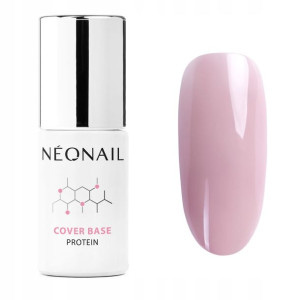 Neonail Lakier Hybrydowy Base Protein Light Nude