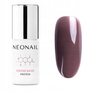 Neonail Lakier Hybrydowy Base Protein Mauve Nude