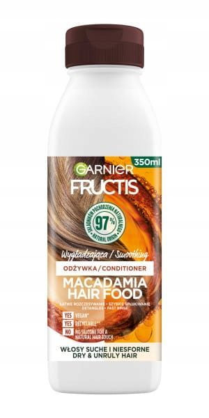 Garnier Fructis Odżywka Macadamia Hair Food Wygład