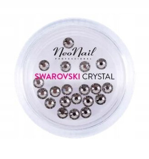 Neonail Cyrkonie Swarovski Ss10 20 Szt Black Diamo