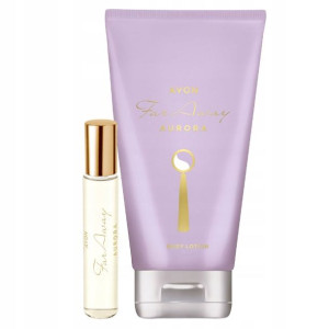 Avon Zestaw Far Away Aurora Balsam + Perfumetka