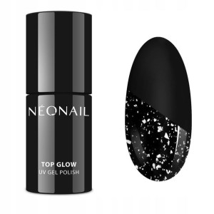 Neonail Top Glow Silver Flakes