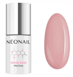 Neonail Lakier Hyb Cover Base Protein Natural Nude