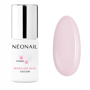 Neonail Lakier Hybrydowy Modeling Base Basic Pink