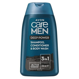 Avon Care Men Deep Power 3w1 Żel Szampon Odżywka