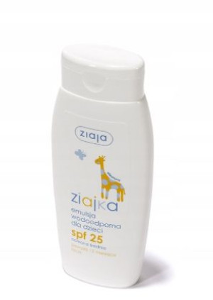Ziaja Sun Emulsja Wodoodporna Spf 25 Dla Dzieci