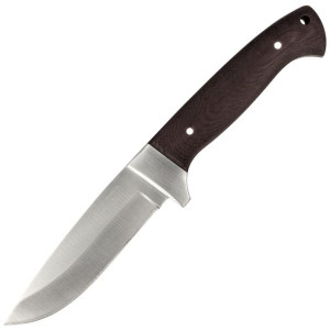 Nóż myśliwski Herbertz Solingen Brown Micarta, Satin (102110)