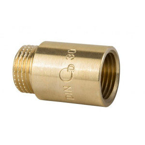 Przedłużka mosiężna 1 cal DN25 długość 40 mm