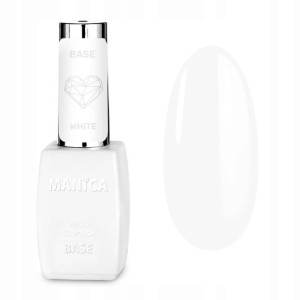 MANICA Baza hybrydowa - Gel Polish Base White - 10ml