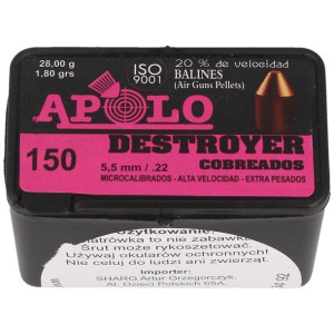 Śrut Apolo Premium Destroyer Copper Heavy 5.5mm, 150szt (E19970)