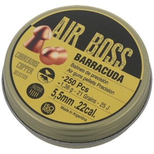 Śrut Apolo Air Boss Barracuda Copper 5.52mm, 250szt (E30001-2)