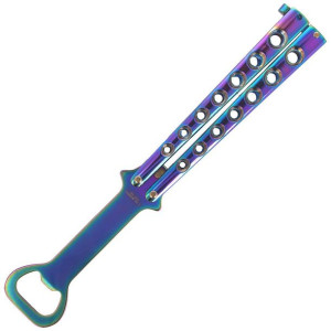 Otwieracz do butelek Herbertz Solingen Balisong, Rainbow (571213)