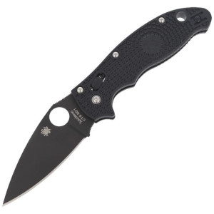 Nóż Spyderco Manix 2 FRCP Black / Black Blade Plain (C101PBBK2)