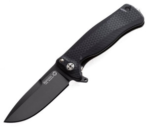 Nóż LionSteel SR22A Black Aluminum, Black Sleipner by Molletta (SR22A BB)