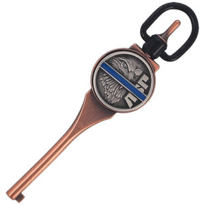 Kluczyk do kajdanek ASP Blue Line Guardian G1 z logo ASP, Antique Copper (5