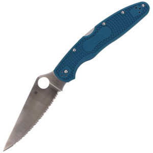 Nóż Spyderco Police 4 Lightweight FRN Blue, K390 Spyder (C07FS4K390)