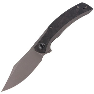 Nóż WE Knife Snick Gray Titanium / Marble Carbon Fiber, Gray Stonewashed (W