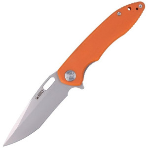 Nóż Kubey Knife Darknesss Orange G10, Bead Blasted D2 (KU065)