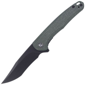 Nóż CIVIVI Mini Sandbar Green Micarta, Black Stonewashed by Eric Ochs (C200