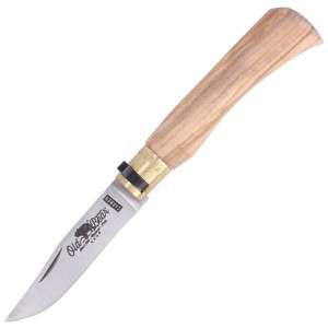 Nóż Antonini Old Bear Classical M Olive Wood, Satin C70 (9306/19_LU)