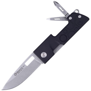 Nóż Maserin D-Dut with Multi-Tool Black Aluminium, Stonewash by Bonus (214/