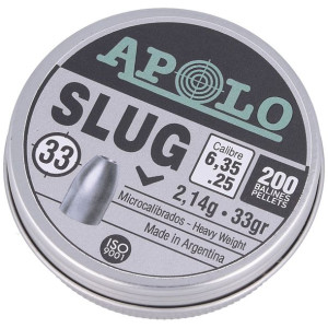 Śrut Apolo Slug 33gr 6.35mm, 200szt (E19303)