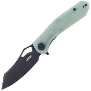 Nóż Kubey Knife Drake, Jade G10, Dark Stonewashed D2 by Maksim Tkaczuk (KU3
