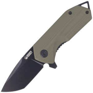 Nóż Kubey Campe Green G10, Dark Stonewashed D2 (KU203H)