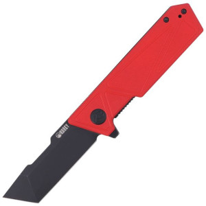 Nóż Kubey Avenger Red G10, Dark Stonewashed D2 (KU104D)