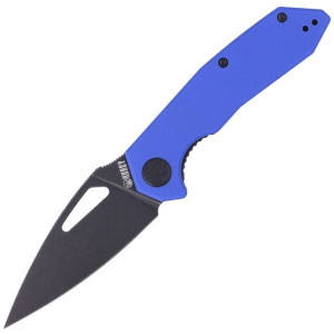 Nóż Kubey Coeus Blue G10, Dark Stonewashed D2 (KU122G)