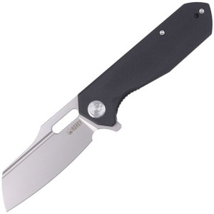 Nóż Kubey Knife Atlas, Black G10, Bead Blasted 14C28N by Jelly Jerry (KU328
