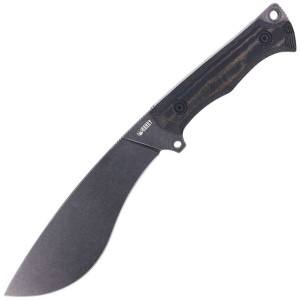 Nóż Kubey Destroyer Kukri Black Micarta, Dark Stonewashed (KU241D)