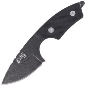 Nóż na szyję Herbertz Solingen Neck Knife Black G10, Black Stonewashed AISI