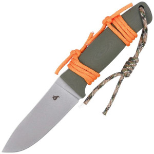 Nóż Black Fox Vesuvius OD Green G10, Stone Washed D2 by Alfredo Doricchi (B